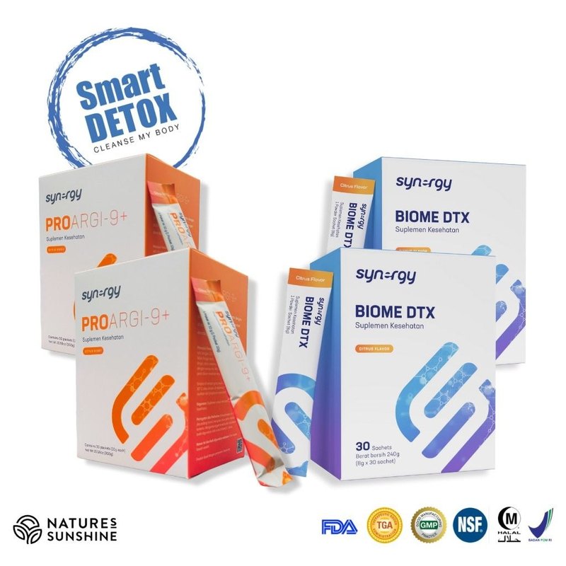 Isi Paket BioProargi-9+: 2 box ProArgi-9+ dan 2 box Biome DTX